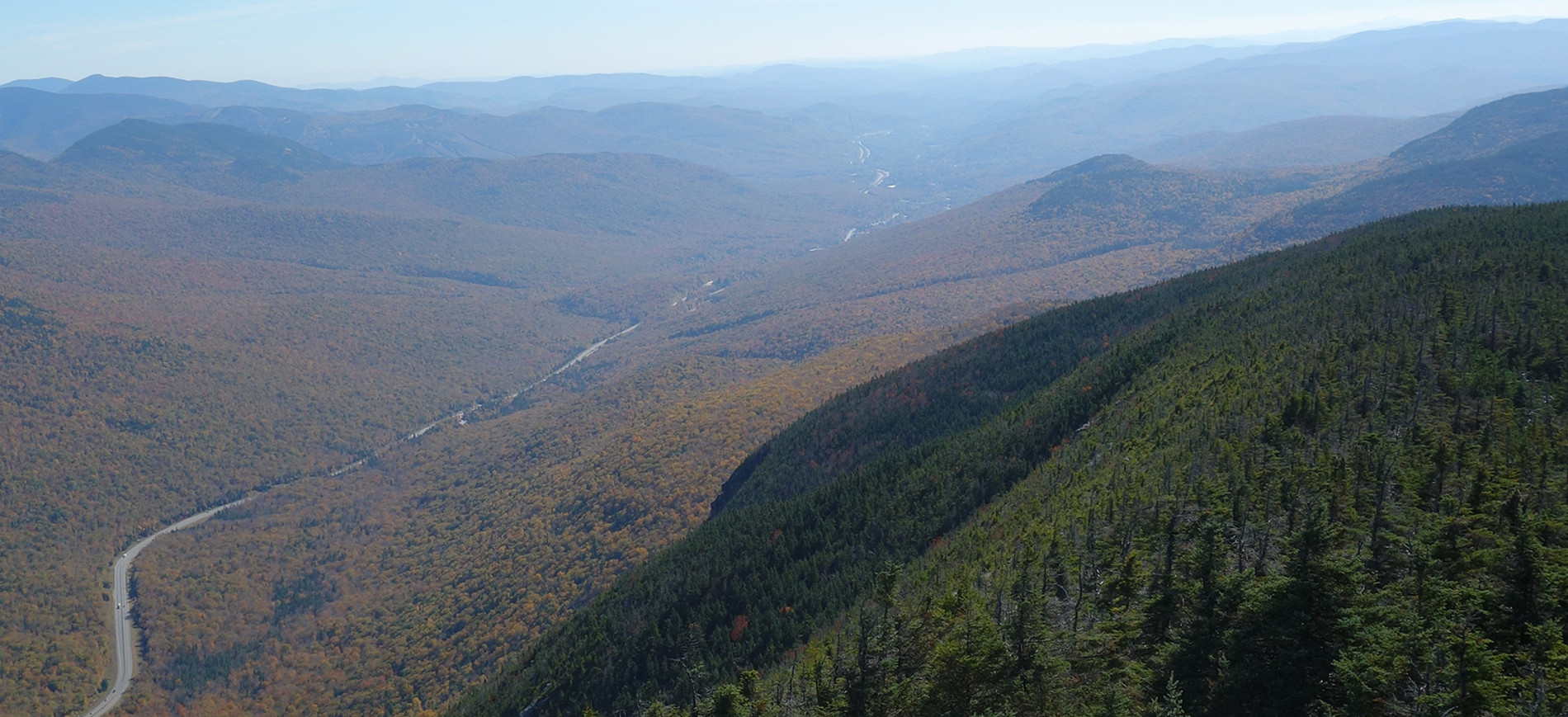 Franconia Notch from Cannon