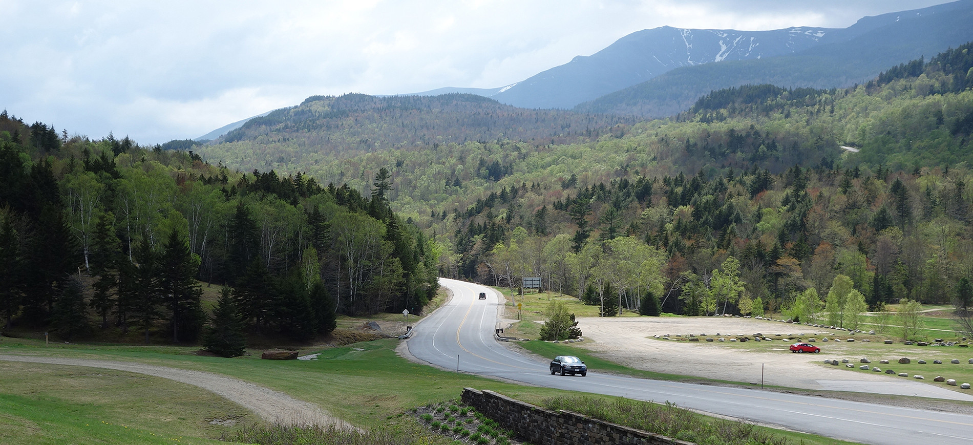 Road approaching Pinkham Notch by Auto Road