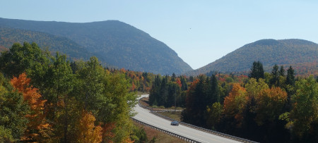 view toward Crawford Notch from west