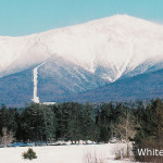 Mount Washington in snow from Bretton Woods ~ White Mountain Activities