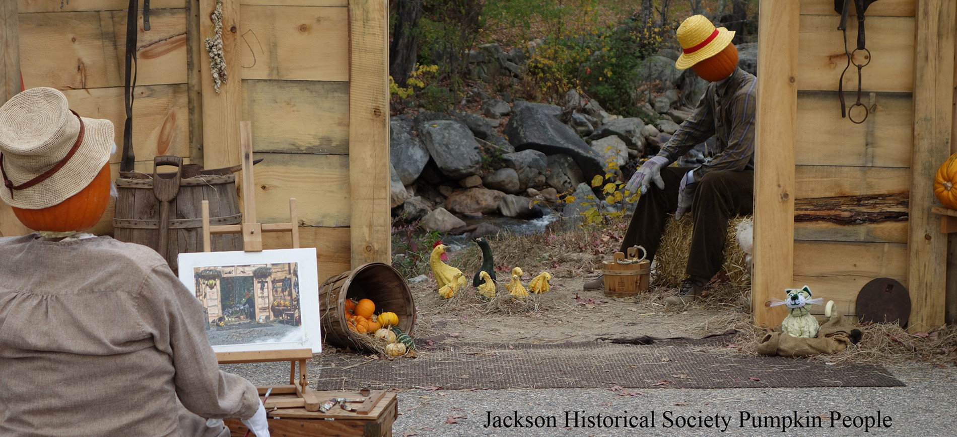 Pumpkin People display