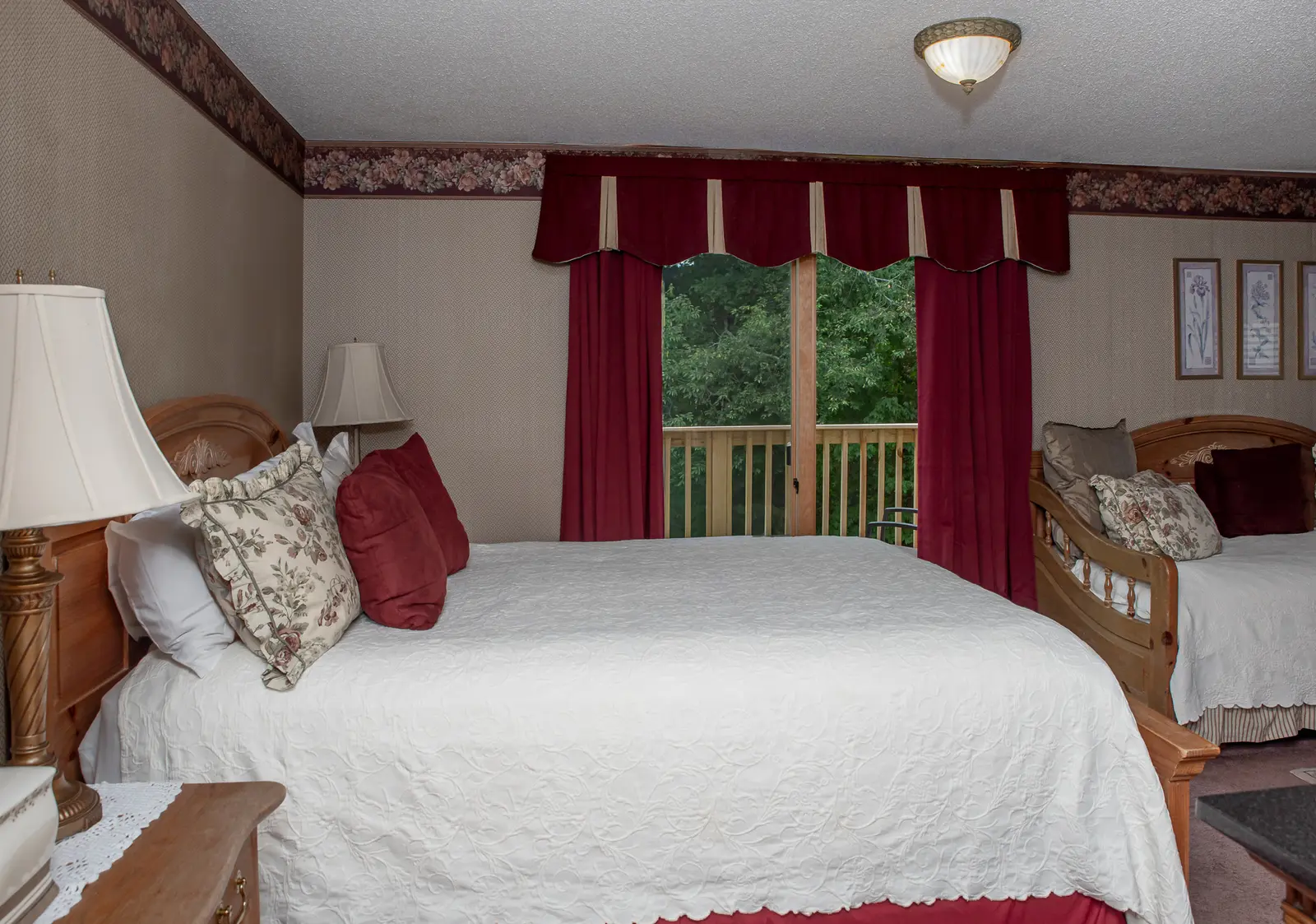 Crystal Cascade-Bed with view of slider and daybed.